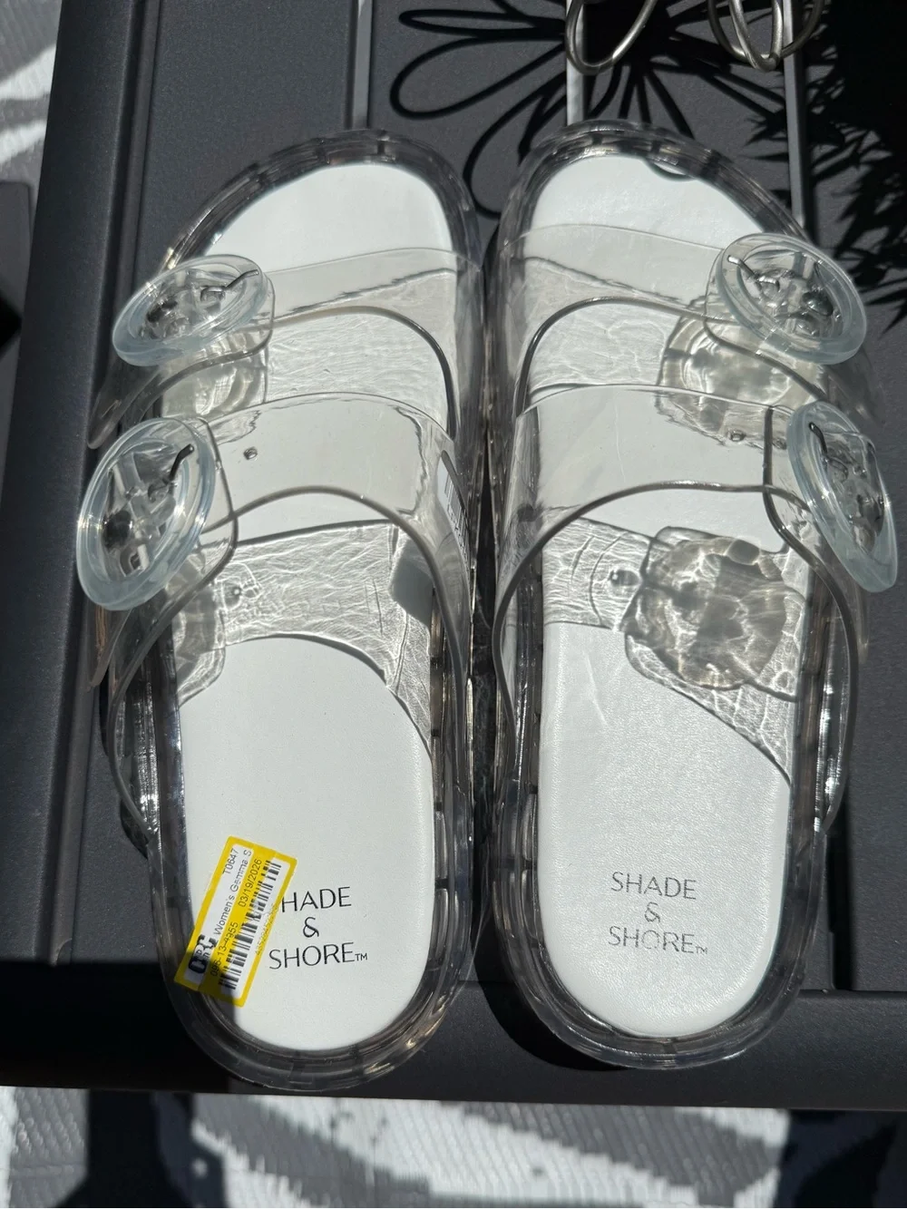 Target Shade & Shore Clear Jelly Slides